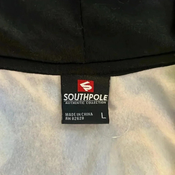 South Pole Lemon Limes Zip Up Hooded Sweatshirt 1018 - Picture 3 of 4